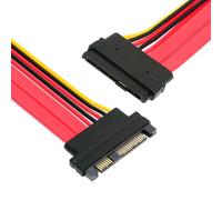 CY SFF-8482 SAS Cable 29Pin Male to Female Extension Cable for SAS Raid Server Hard Disk Drive SSD 12Gbps (3FT/100cm)