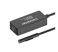 CY Surface Charge Converter,DC 5.5x2.1mm to Surface Pro3/4/5/6/7/8/9 Book Pro 65W DC 15V Charge Adapter