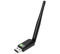 CY-SUZON USB WiFi Adapter for Desktop PC, AX600 USB WiFi 6 Adapter with 5GHz/2.4GHz Dual Band, Bulit-in Driver for Windows 10/11 (AX600-H)