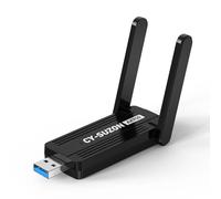 CY-SUZON WiFi Adapter for Desktop PC, AX900 USB WiFi 6 Adapter with 5GHz/2.4GHz Dual Band, Bulit-in Driver for Windows 10/11 (AX900)