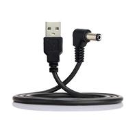 CY USB 2.0 A Type Male to Right Angled 5.5 x 1.5mm DC 5V Power Plug Barrel Connector 90 Degree Charge Cable