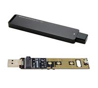 CY USB 3.0 to NVME M-key M.2 NGFF SSD External PCBA Conveter Adapter with Flash Disk Case Black