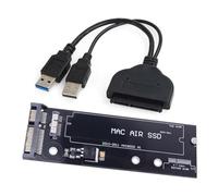CY USB 3.0 to SATA 22Pin & 12+6Pin SSD PCB Disk Drive Cable Adappter Compatible with 2010 2011 MAC Air A1369 A1370 SSD