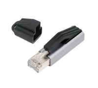 CY USB-C Female Host to Ethernet Adapter USB Type-C to RJ45 Male 1000Mbps Gigabit LAN Network Compatible with Thunderbolt