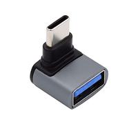 CY USB C OTG Adapter, USB 3.0 Type A Female to USB Type C Male OTG Adapter 90 Degree Angled for Laptop Tablet Phone