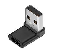 CY USB-C Type C Female 90 Degree Up Angled to USB 3.0 A Male Data Adapter for Laptop Desktop