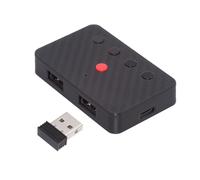 CY USB Wired Keyboard and Mouse Convert to Wireless 2.4G Bluetooth(BT) Converter with Receiver Type-C Power for Laptop Tablet Phone