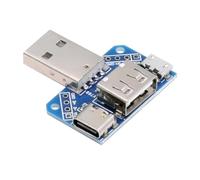 CY USB2.0 1-to-3 Power Type-A Male To Female Type-A & Micro USB & USB-C Type-C Adapter PCBA