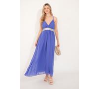 CY Women's Orange Yellow Paisley Print Artwork Print Stain Oversized Shirt Dress in Blue | Size: Large/XL CY Blue L/XL