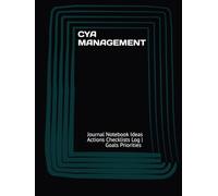 CYA MANAGEMENT: Journal Notebook Ideas Actions Checklists Log | Goals Priorities Tool for Daily Goal Setting Goal Tracker Success Planner | Time ... to do. | funny Can't Remember Sh#t gift