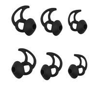 CYADCI 3 Pairs SML Soft Comfortable Silicone Earbud Tips Noise Isolation Replacement Earbuds Tips Black Compatible with Bose QuietComfort & Sport Earbuds