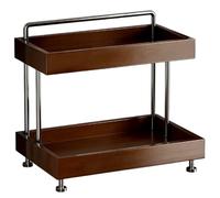CYairong-22 Cup Display Shelf Solid Wood Multi-Layer Cup Holder Open Coffee Corner Table Side Storage Coffee Mug Display Rack