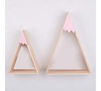 CYairong-22 Floating Wall Shelves 2pcs/set Home Decor Wall Floating Shelves Bedroom Wall Shelf(Pink)