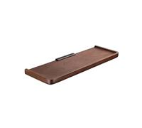 CYairong-22 Floating Wall Shelves Floating Shelves Wall Mounted Shelving Book Bedroom Wall Shelf(Bruin,Large)