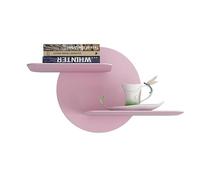 CYairong-22 Floating Wall Shelves Floating Shelves Wall Shelf, Decor Plant Flower Rack Bedroom Wall Shelf(Pink,Large)
