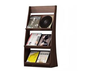 CYairong-22 Floor Newspaper Rack Brochure Display Stand Magazine Storage Rack Floor-Standing Storage Bookshelf Vertical Leaflet Display Rack Folding Periodical Rack Floor-Standing Magazine Rack