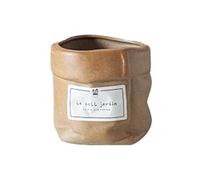 CYairong-22 flower pot Creative And Cute Succulent Planters: Small Ceramic Tabletop Planters With Trays For Cacti Plant Containers Accessories(Large)