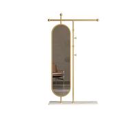 CYairong-22 Full Length Mirror Bedroom Floor-standing Clothes Rack Nordic-style Light Luxury Full-length Mirror