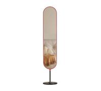 CYairong-22 Full Length Mirror Full-length Floor Mirror for Bedroom Movable Coat Rack Integrated Storage and Dressing