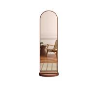 CYairong-22 Full Length Mirror High-definition Rotating Dressing Mirror Home Use Bookshelf Storage Full-length Floor-standing