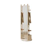 CYairong-22 Full Length Mirror Rotatable Full-length Mirror, Floor-standing, Multi-functional Dressing Shelf for Home Use