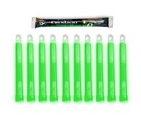 Cyalume ChemLight Military Grade Chemical Light Sticks, Green, 6 Long, 12 Hour Duration (Pack of 10) by Cyalume