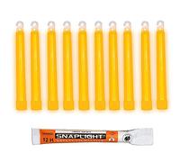Cyalume SnapLight Orange Glow Sticks - 6 Inch Industrial Grade, Ultra Bright Light Sticks with 12 Hour Duration (Pack of 100)