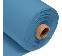 Cyan 100% Cotton Plain Fabric - 60 Inch 150cm Wide 150GSM Material - Sewing, Dressmaking, Quilting, Curtain Linings, Pillowcases & Totes by Discount Fabrics LTD - 10Metre