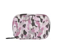 Cyan Camo Pill Organizer Weekly Zipper Pill Case for Travel Medication Container Pills Box 7 Day