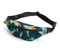 Cyan Fish Pattern Fanny Pack Fanny Packs for Women Men Waist Bag Mens Fanny Pack Womens Fanny Pack Fanny Pack Men Running Fanny Pack Small Fanny Packs for Women, style, 36*15cm