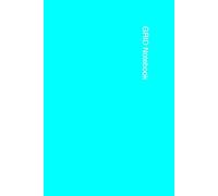 Cyan Grid Notebook for Math, Notes and Structured Writing: Minimalist graph paper notebook for math, planning and organized notes