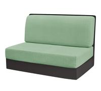 (cyan) Stretch Jacquard RV Dinette Cushion Cover Animal Protection Washable Loveseat RV Camper Car Bench Seats Restaurant Slipcovers