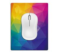 Cyanbone Small Mouse Pad, Mini Mouse Pads for Wireless Mouse and Laptop, Travel Mousepads with Designs - Cool Colorful Rainbow, Portable Mousepad with Non-Slip Rubber Base - 5.5 x 7 in