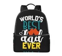 CyanLit Best Dad Ever Happy Father'S Day Lightweight Backpack Sports School Back Pack For Work Hiking Gym Travel