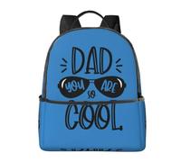 CyanLit Best Dad Ever Happy Father'S Day Lightweight Backpack Sports School Back Pack For Work Hiking Gym Travel