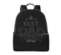 CyanLit Best Dad Ever Happy Father'S Day Lightweight Backpack Sports School Back Pack For Work Hiking Gym Travel