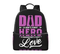 CyanLit Best Dad Ever Happy Father'S Day Lightweight Backpack Sports School Back Pack For Work Hiking Gym Travel