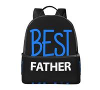 CyanLit Best Dad Ever Happy Father'S Day Lightweight Backpack Sports School Back Pack For Work Hiking Gym Travel