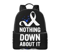 CyanLit Down Syndrome Awareness Month Lightweight Backpack Sports School Back Pack For Work Hiking Gym Travel