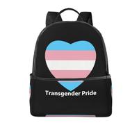 CyanLit Lgbtq Gay Transgender Ally Pride Flag Lightweight Backpack Sports School Back Pack For Work Hiking Gym Travel