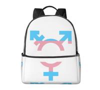 CyanLit Lgbtq Trans Pride Rainbow Gay Lightweight Backpack Sports School Back Pack For Work Hiking Gym Travel