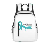 CyanLit May is Asthma and Allergy Awareness Month Lightweight Backpack for Women Men for Work Hiking Gym Picnic Travel