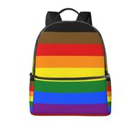 CyanLit Philadelphia Pride Flag Lightweight Backpack Sports School Back Pack For Work Hiking Gym Travel