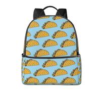 CyanLit Taco Lightweight Backpack Sports School Back Pack For Work Hiking Gym Travel