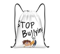CyanLit Unity Day Stop Bulyling Orange Drawstring Backpack Gym Sackpack Sports Bag