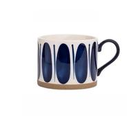 CYANMIEGT Basket Color Breakfast Mug Large Capacity underglaze Hand-Painted Ceramic Mug Oatmeal Mug Chunky Milk Mug with Large Handle Suitable for Lattes, hot Tea, Cappuccino, Mocha and Cocoa