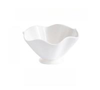 CYANMIEGT Irregular Ceramic Bowl Tall Yogurt, Desserts, Fruits, Salad Bowls Ice Cream Cups Pudding Syrup Bowl