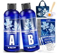 Cyanotype Kit, 200g Sun Printing Sensitizer Set, Cyanotype Chemicals Kit