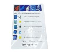 Cyanotype Paper High Sensitivity Natural Printing Art Paper Solar Drawing for Kids Adults Artists and Students Sun Print with Sheet Cyanotype High Sensitive Nature Art Gift
