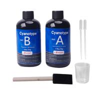 Cyanotype Sensitizer Kit, 16oz Cyanotype Kit, Sun Print Nature Printing Kit for Photographic Blueprints DIY Arts Crafts Projects (Cyanotype kit-1)